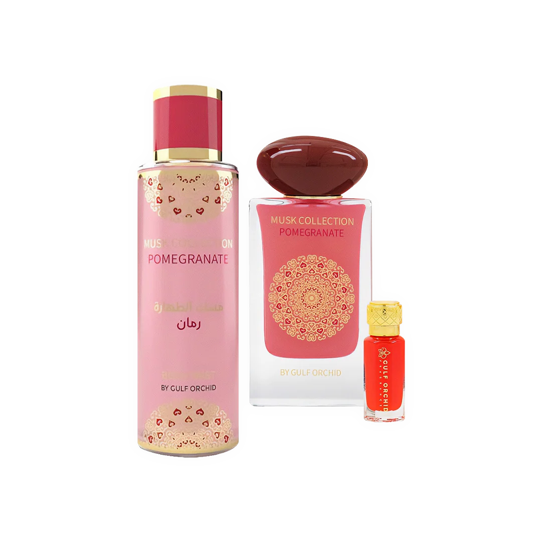 Coffret Parfum Pomegranate Musk Collection - Gulf  Orchid