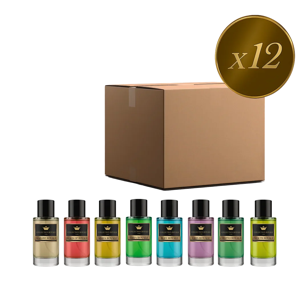 LOT DE 12 PARFUMS COLLECTION PRIVEE - EDITION ROYALE