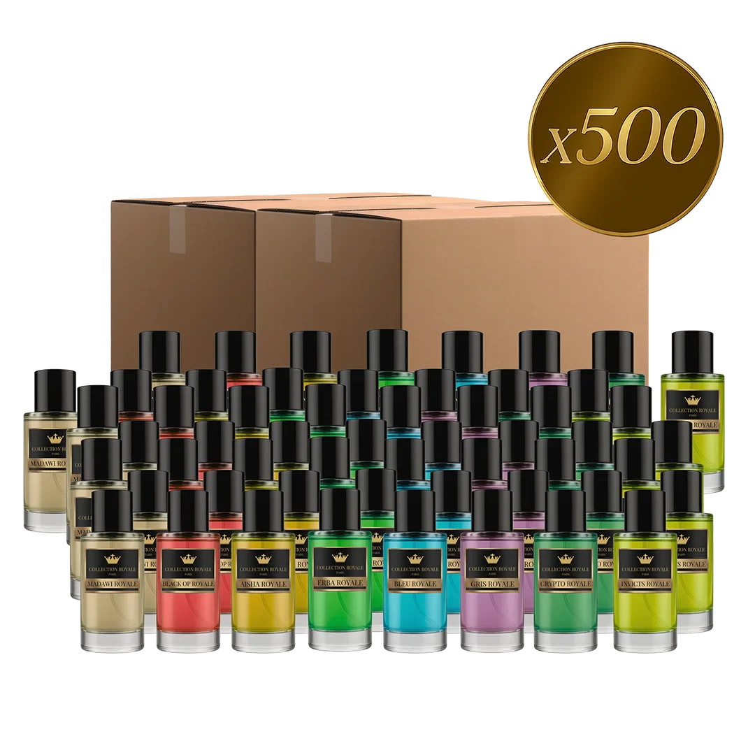 LOT DE 500 PARFUMS COLLECTION PRIVEE - EDITION ROYALE
