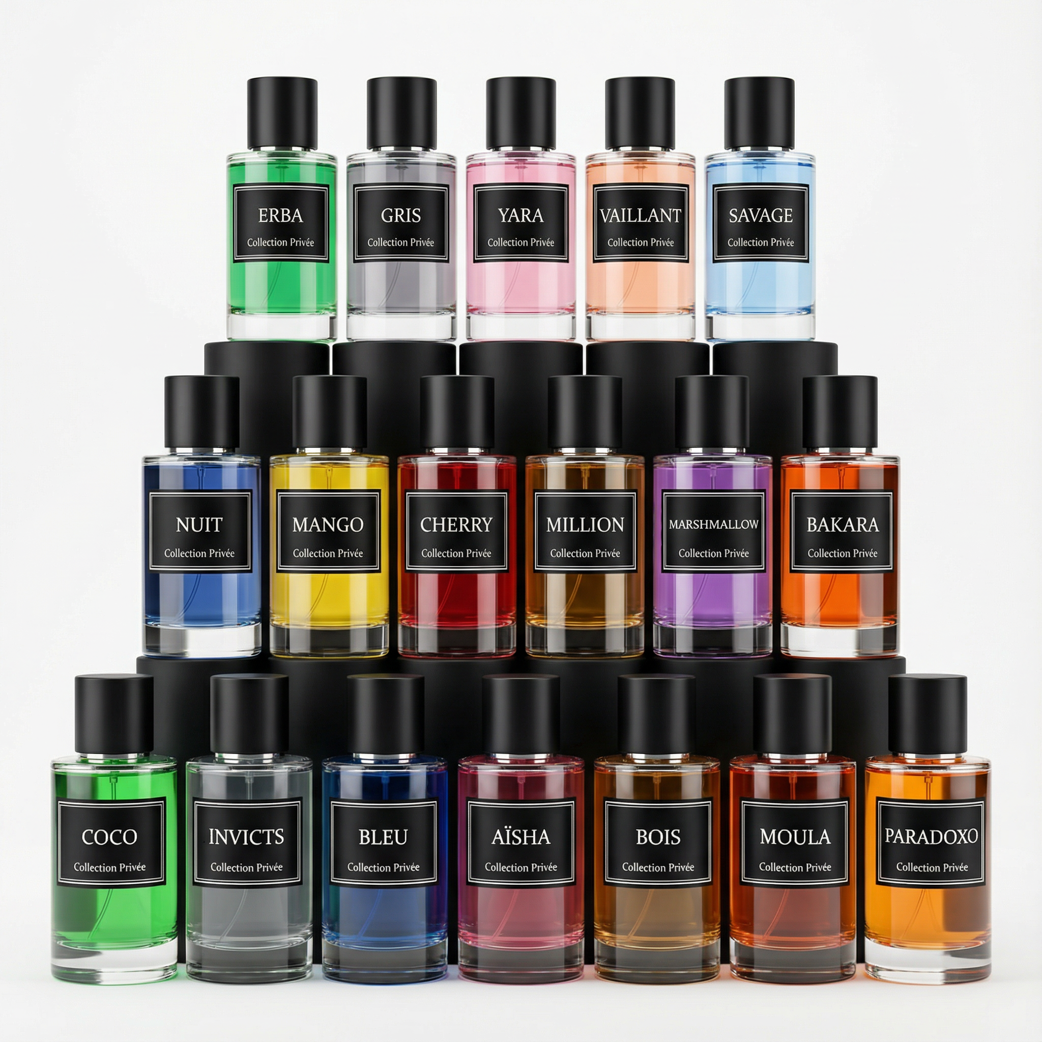 LOT DE 12 PARFUMS COLLECTION PRIVÉE - ÉDITION ÉLIXIR