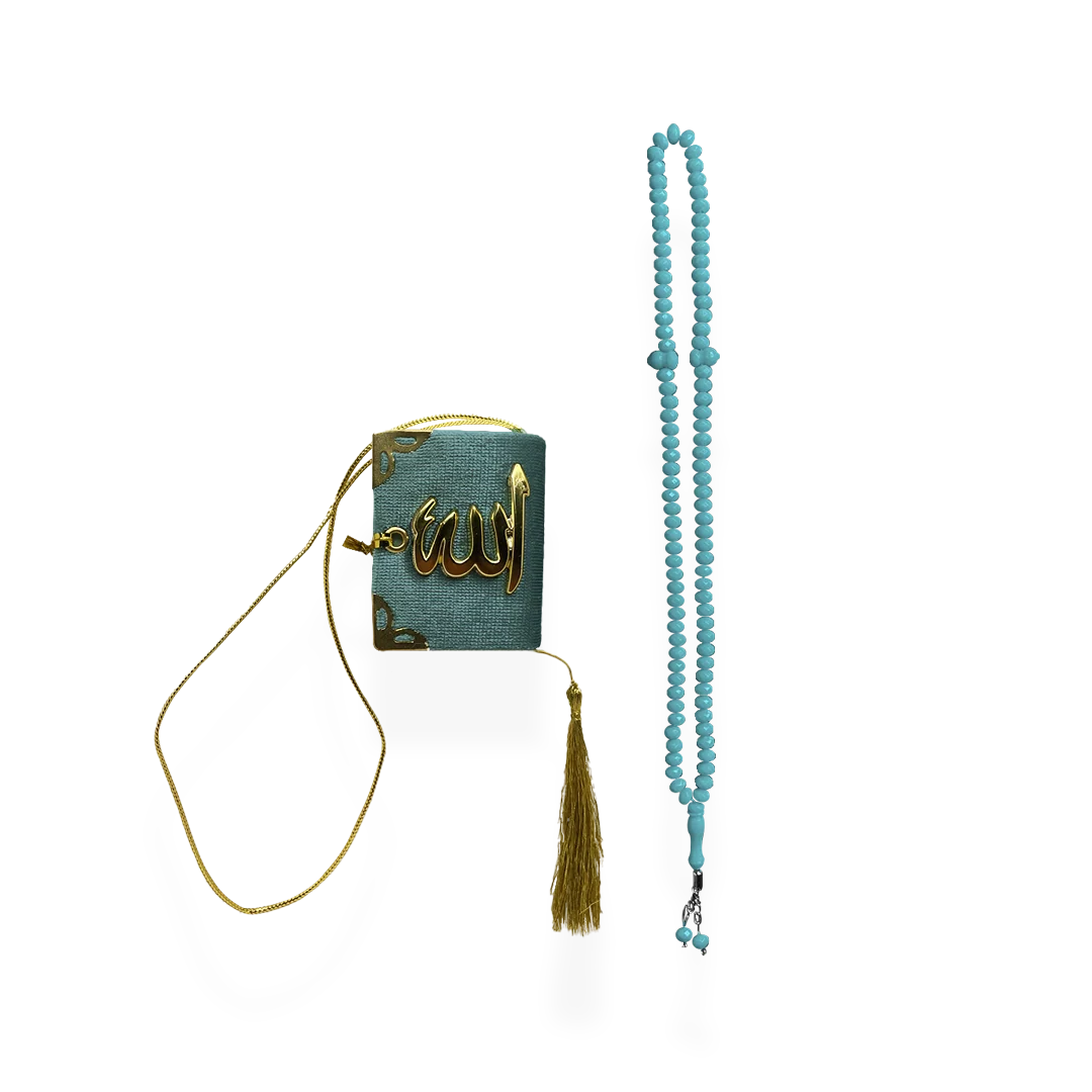Coffret Coran & Chapelet (coloris multiples)