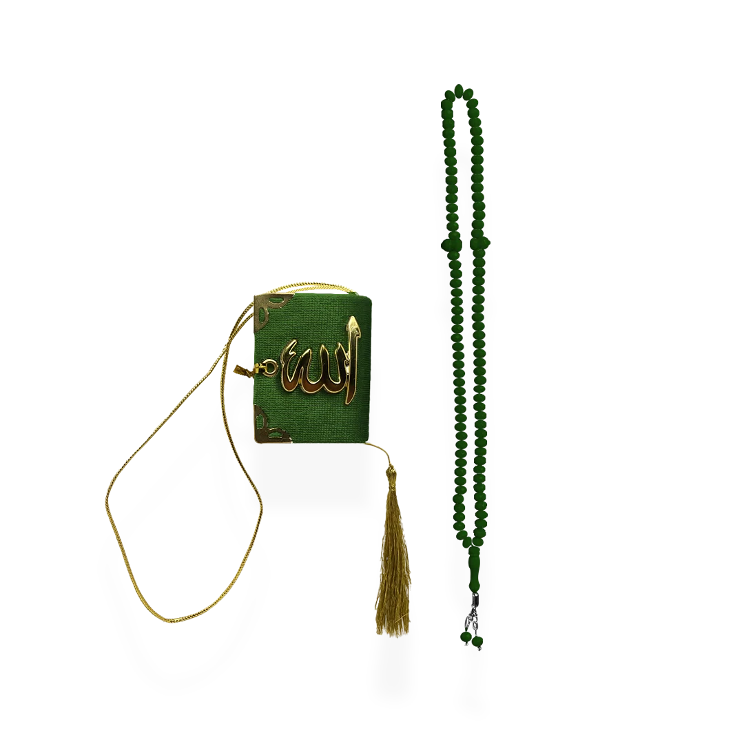 Coffret Coran & Chapelet (coloris multiples)