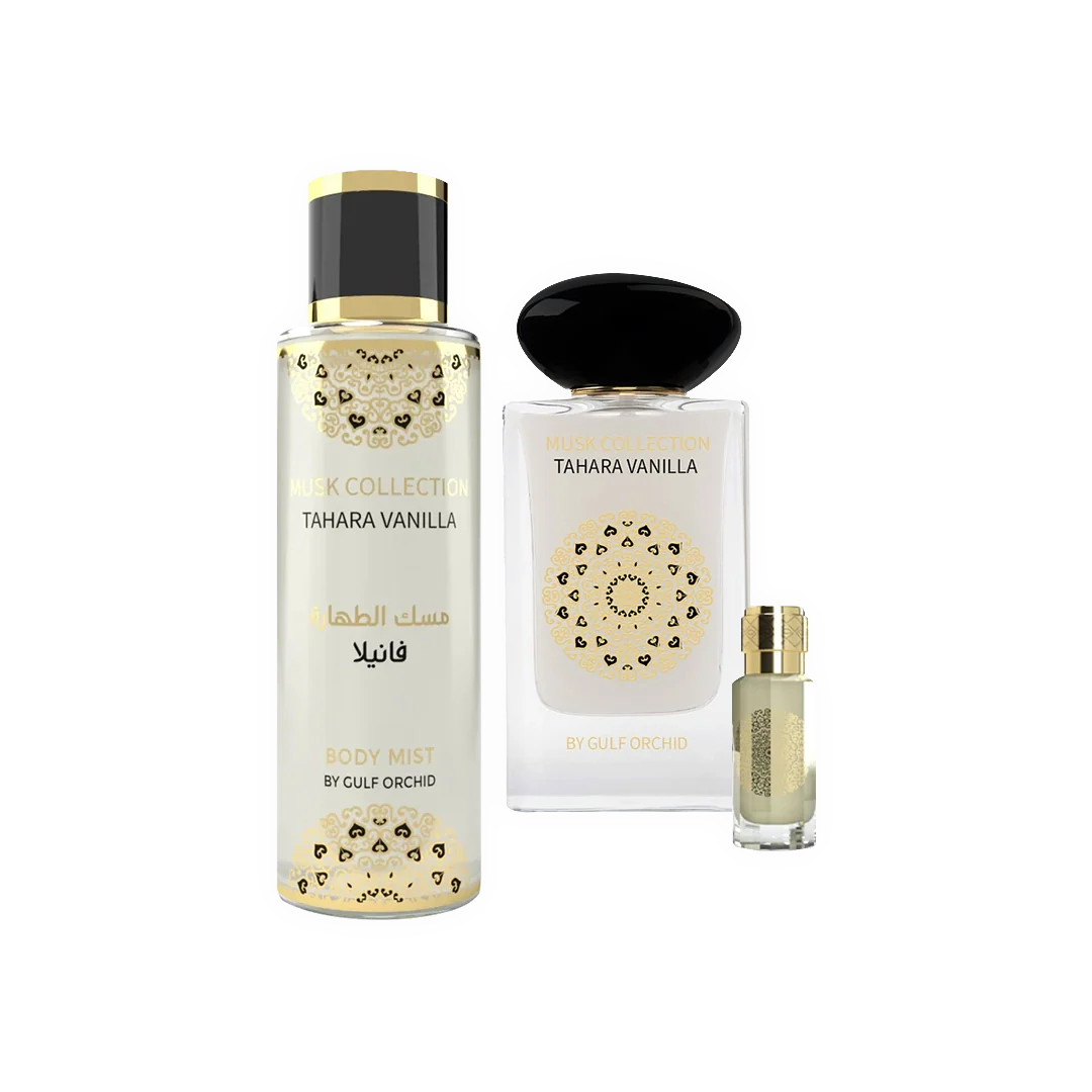Coffret Parfum Tahara Vanilla Musk Collection - Gulf  Orchid