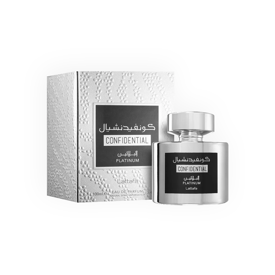 Eau de Parfum Confidential Platinium 100ml - Lattafa