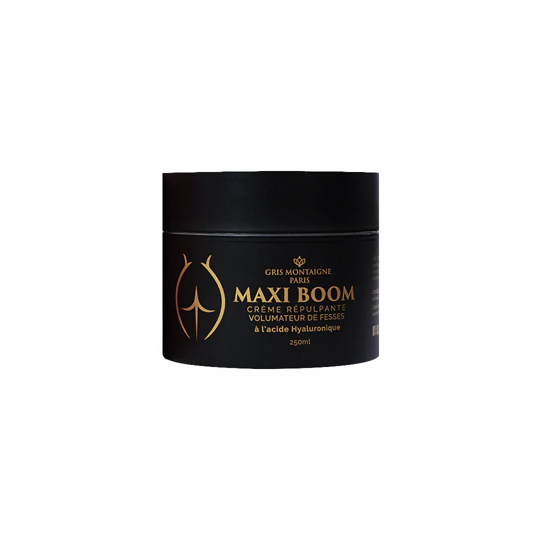Crème Repulpante Maxi Boom Volumateur de Fesses à l'Acide Hyaluronique 250ml - Gris Montaigne Paris