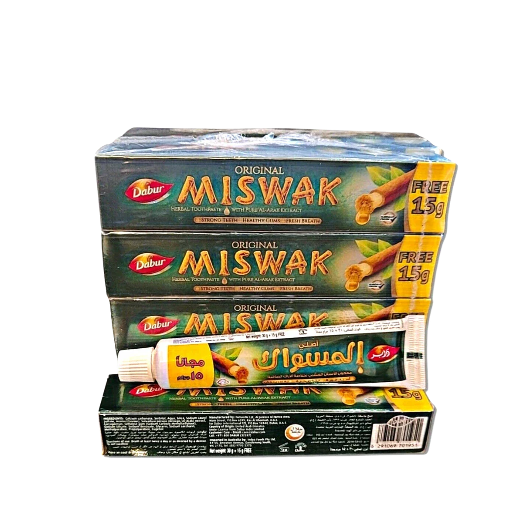 Dentifrice Miswak 15g (Lot de 12) - Dabur