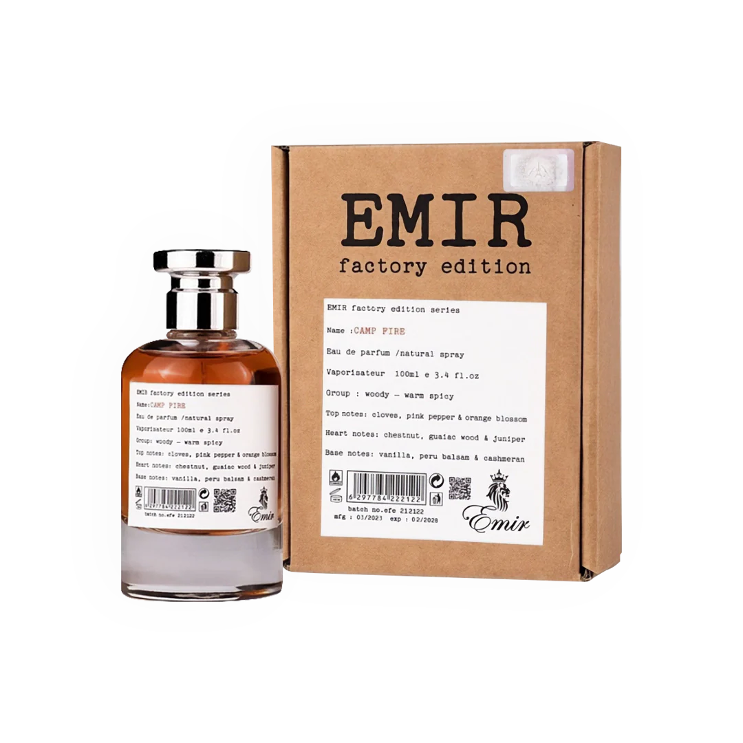 Eau de Parfum Emir Camp Fire Factory Edition 100ml - Paris Corner