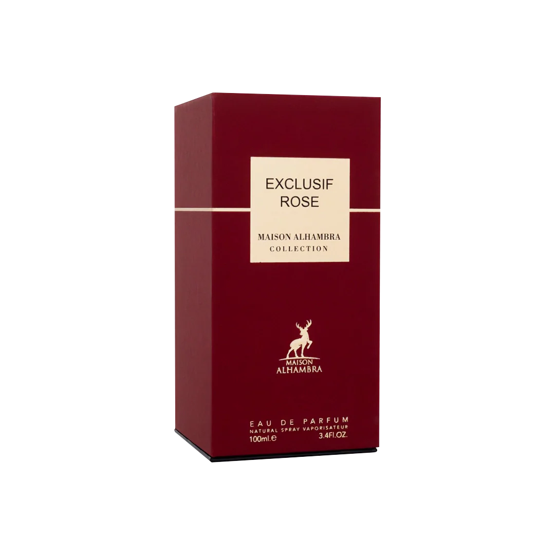 Eau de Parfum Exclusif Rose 100ml - Maison Alhambra