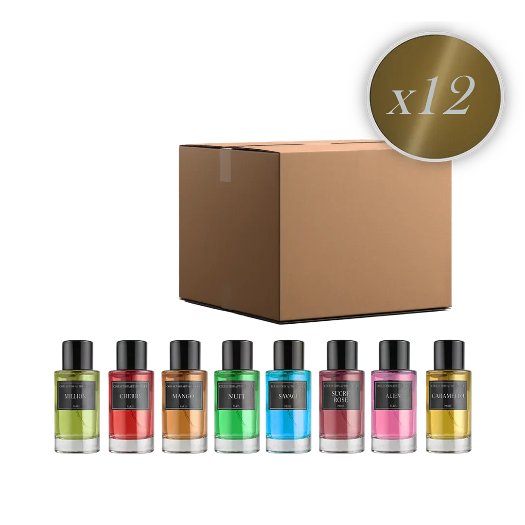 LOT DE 12 PARFUMS COLLECTION PRIVÉE - ÉDITION LA DORÉE / ÉLIXIR
