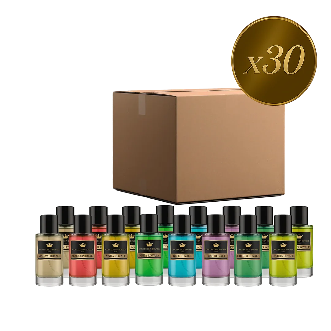 LOT DE 30 PARFUMS COLLECTION PRIVEE - EDITION ROYALE