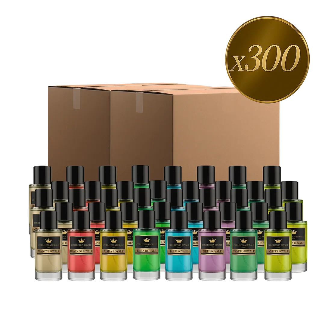 LOT DE 300 PARFUMS COLLECTION PRIVEE - EDITION ROYALE