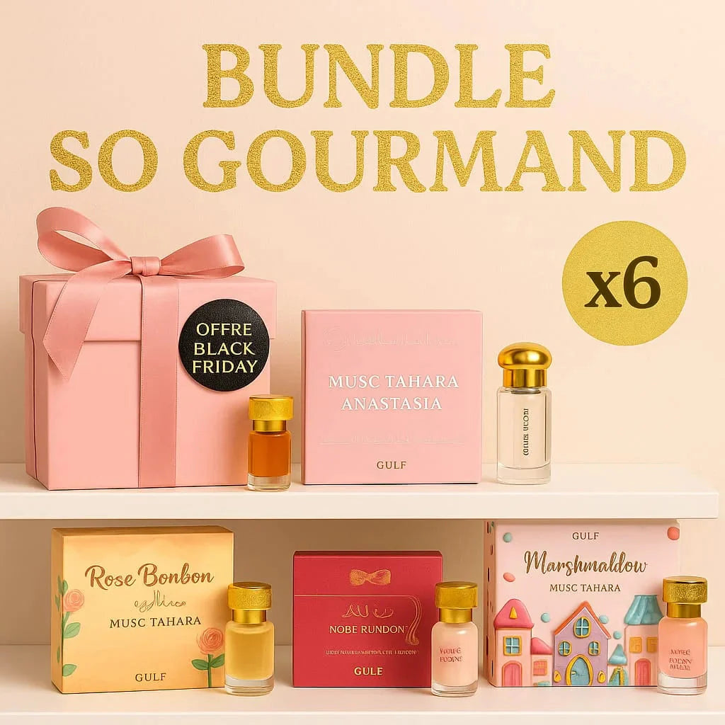 LOT DE MUSC TAHARA GOURMAND X6 PIÈCES