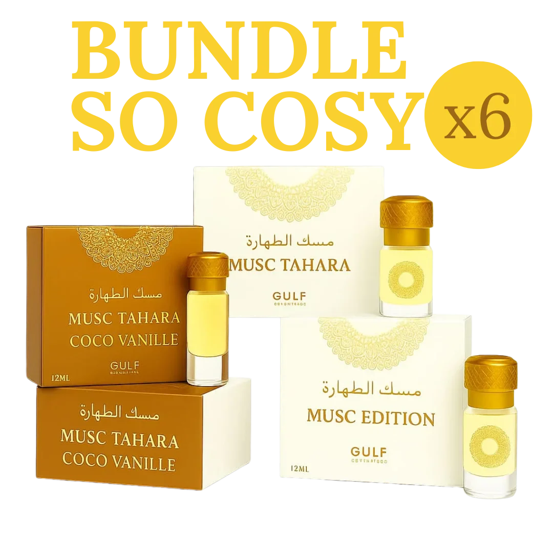 LOT DE 6 MUSCS TAHARA & COCO VANILLE