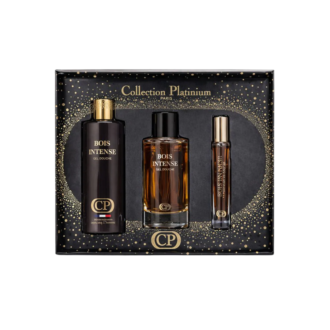 Coffret parfum Bois Intense – Collection Platinum (Paris)