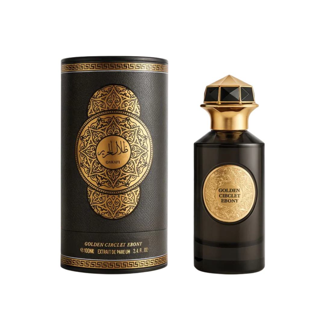 Extrait de Parfum Golden Circlet Ebony 100 ml – Qawafi