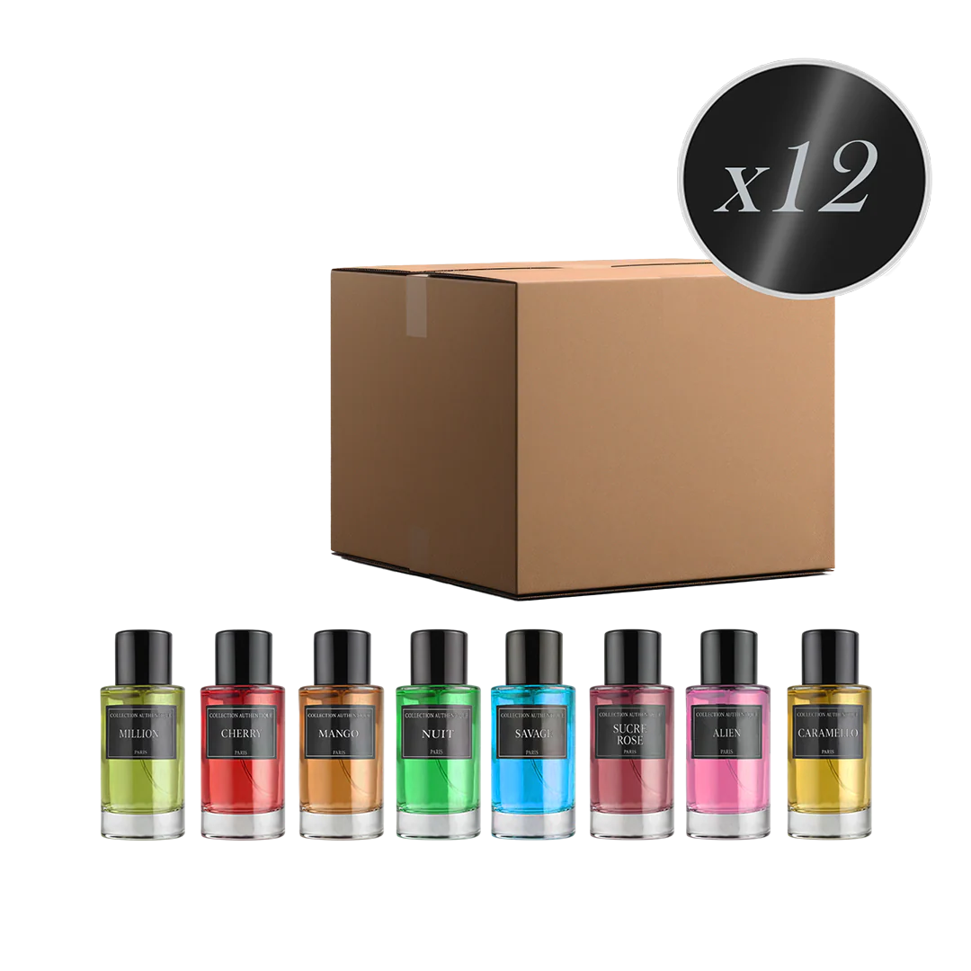 LOT DE 12 PARFUMS COLLECTION PRIVÉE - EDITION CRYSTAL PRESTIGE