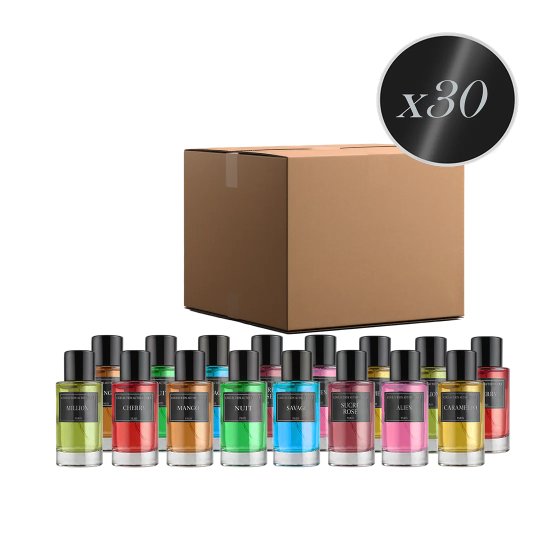 LOT DE 30 PARFUMS COLLECTION PRIVÉE - EDITION CRYSTAL PRESTIGE