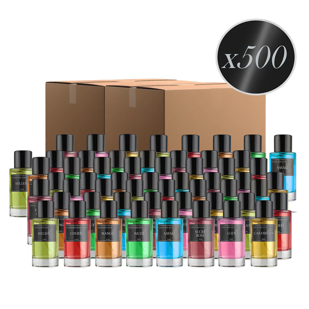 LOT DE 500 PARFUMS COLLECTION PRIVÉE - EDITION CRYSTAL PRESTIGE